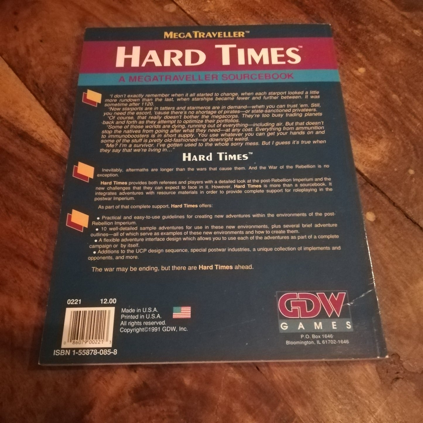 MEGATRAVELLER Hard Times A Megatraveller Sourcebook - AllRoleplaying.com