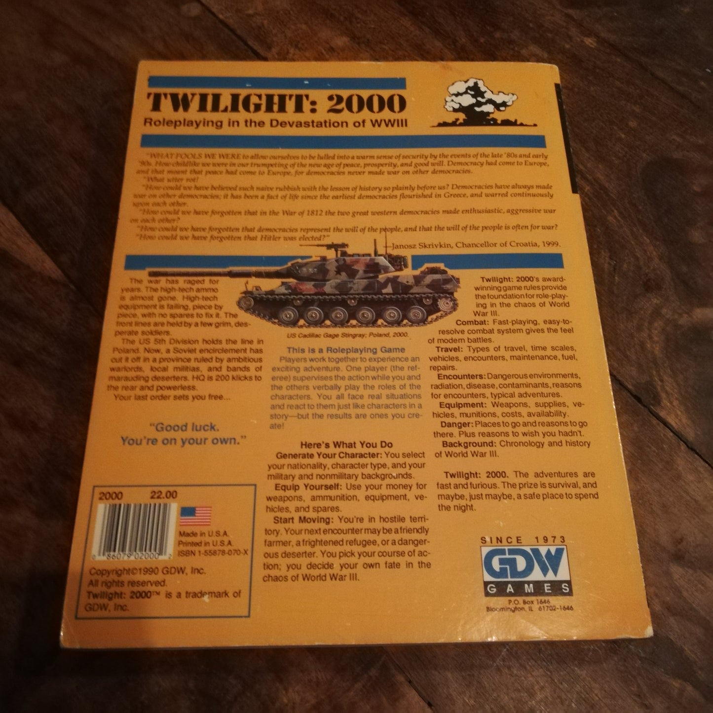Twilight: 2000 Second Edition Core Rule Book GDW - AllRoleplaying.com