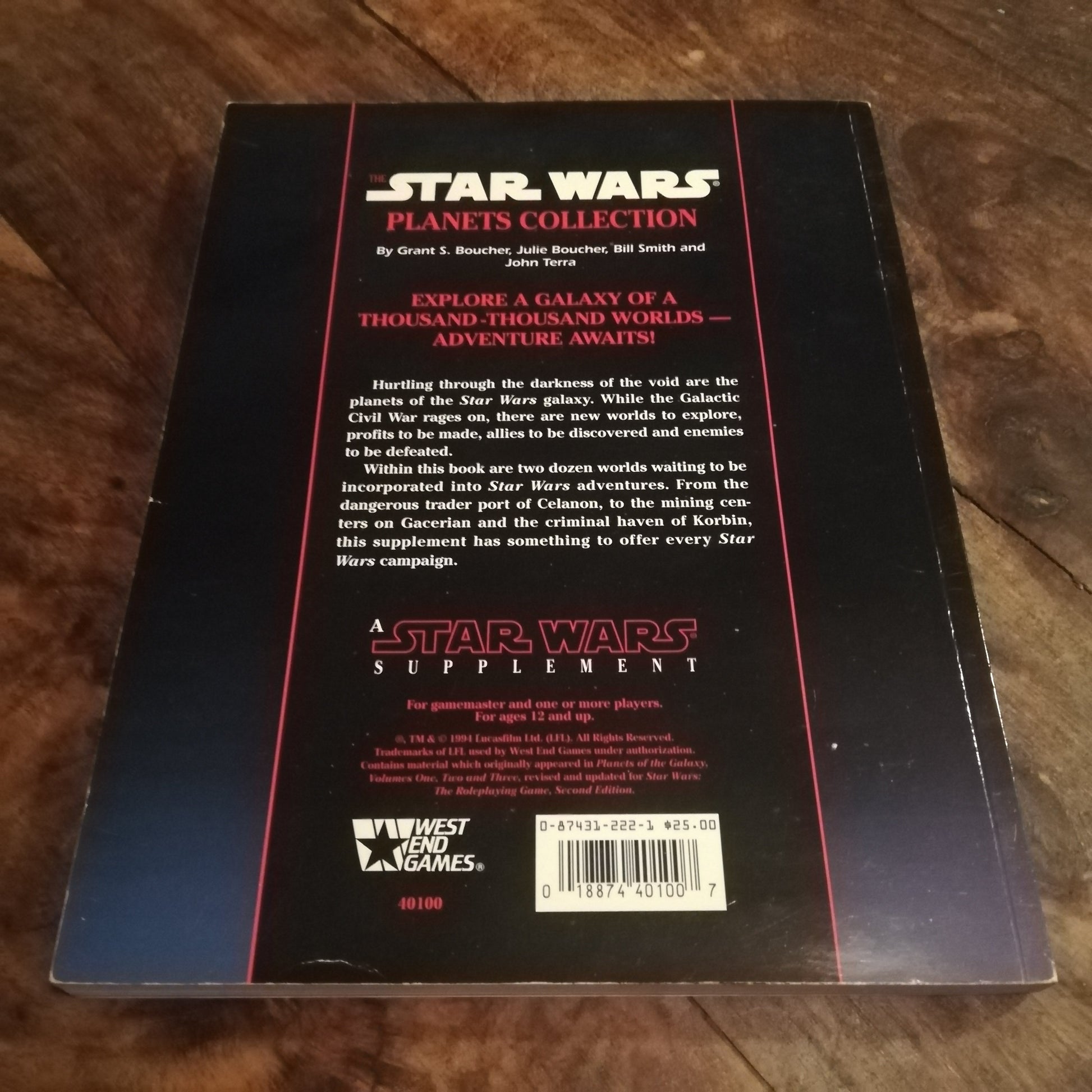 Star Wars Planets Collection West End Games - AllRoleplaying.com