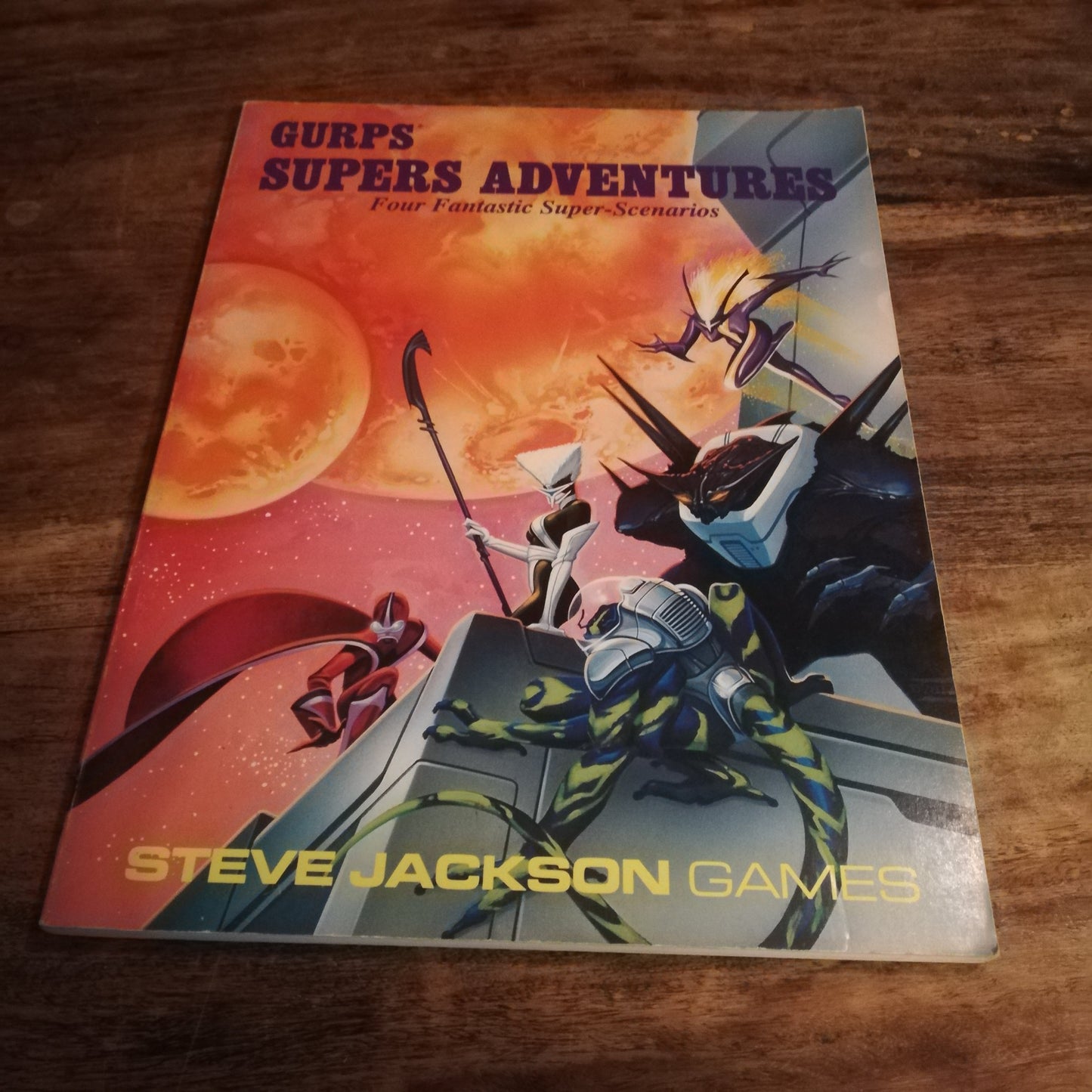 GURPS Supers Adventures - Four Fantastic Super Scenarios - AllRoleplaying.com