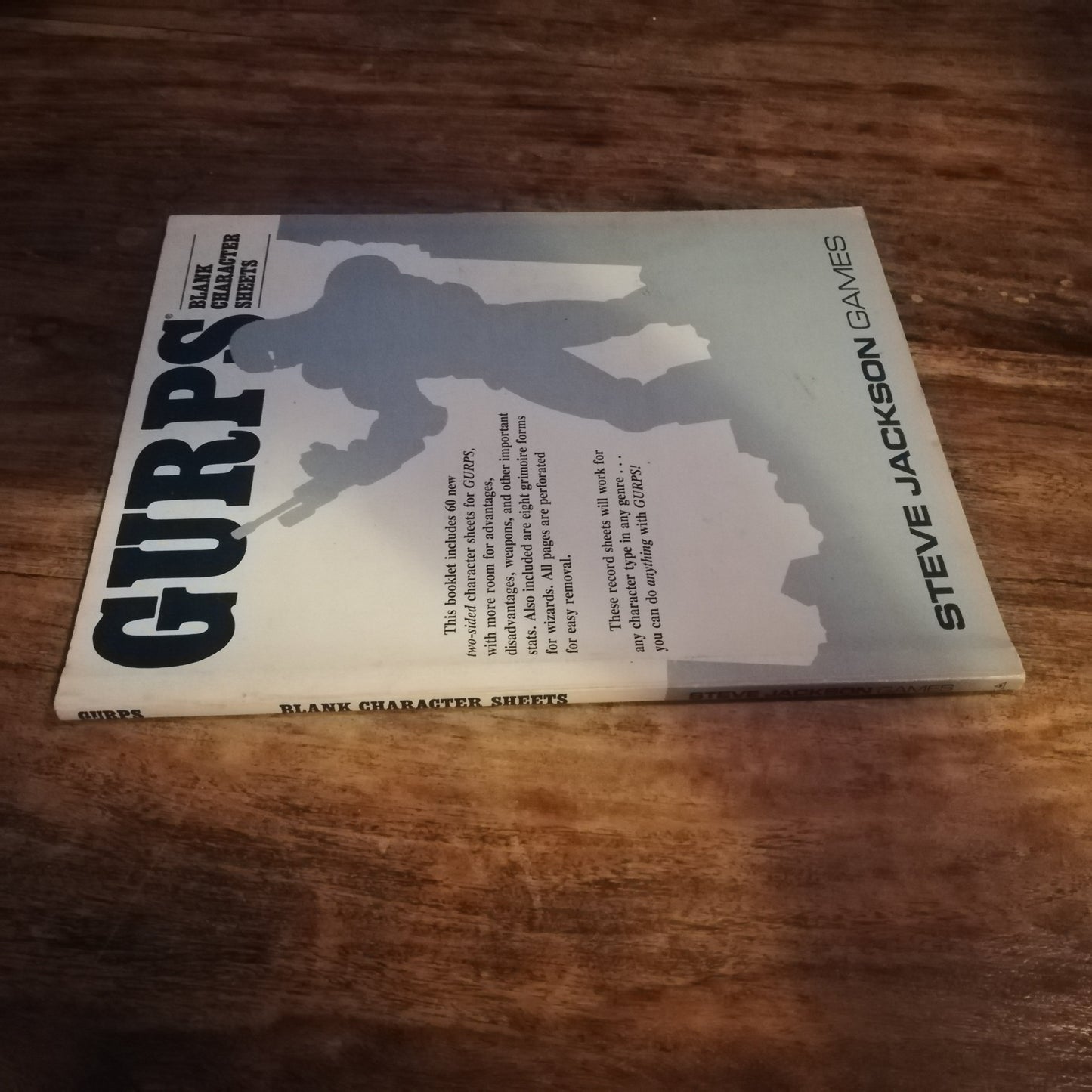 GURPS 1st-3rd Ed Blank Character Sheets (2nd Printing) - AllRoleplaying.com