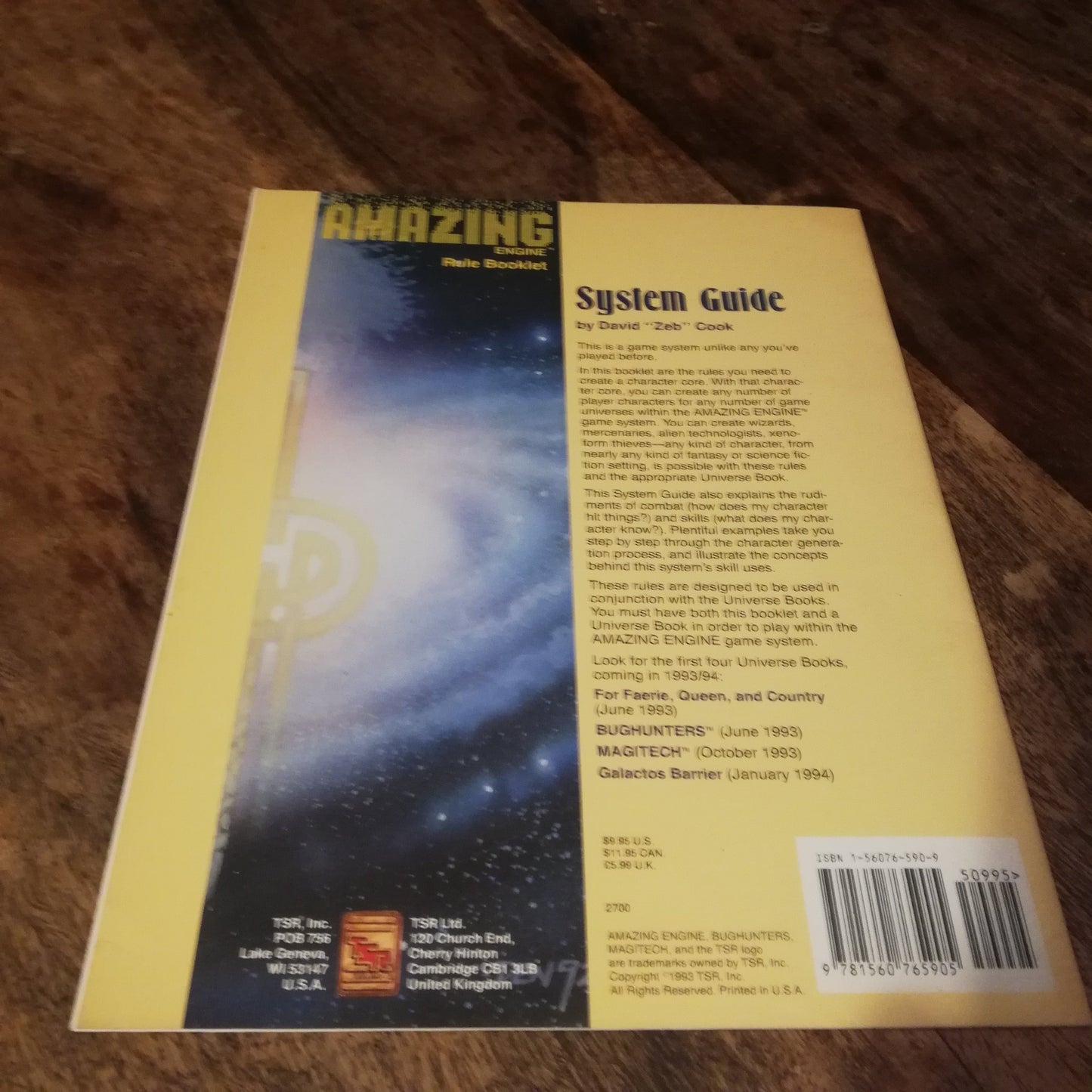 TSR Amazing Engine Amazing Engine Core Rules - AllRoleplaying.com
