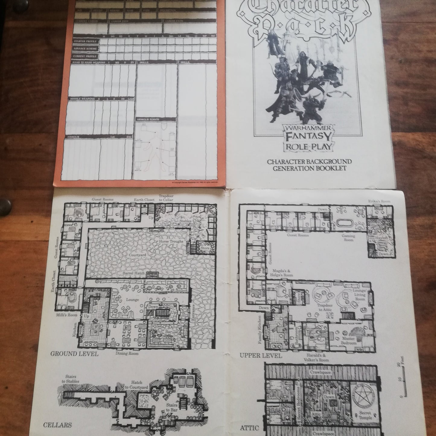 Warhammer Fantasy Roleplay Character Pack - AllRoleplaying.com
