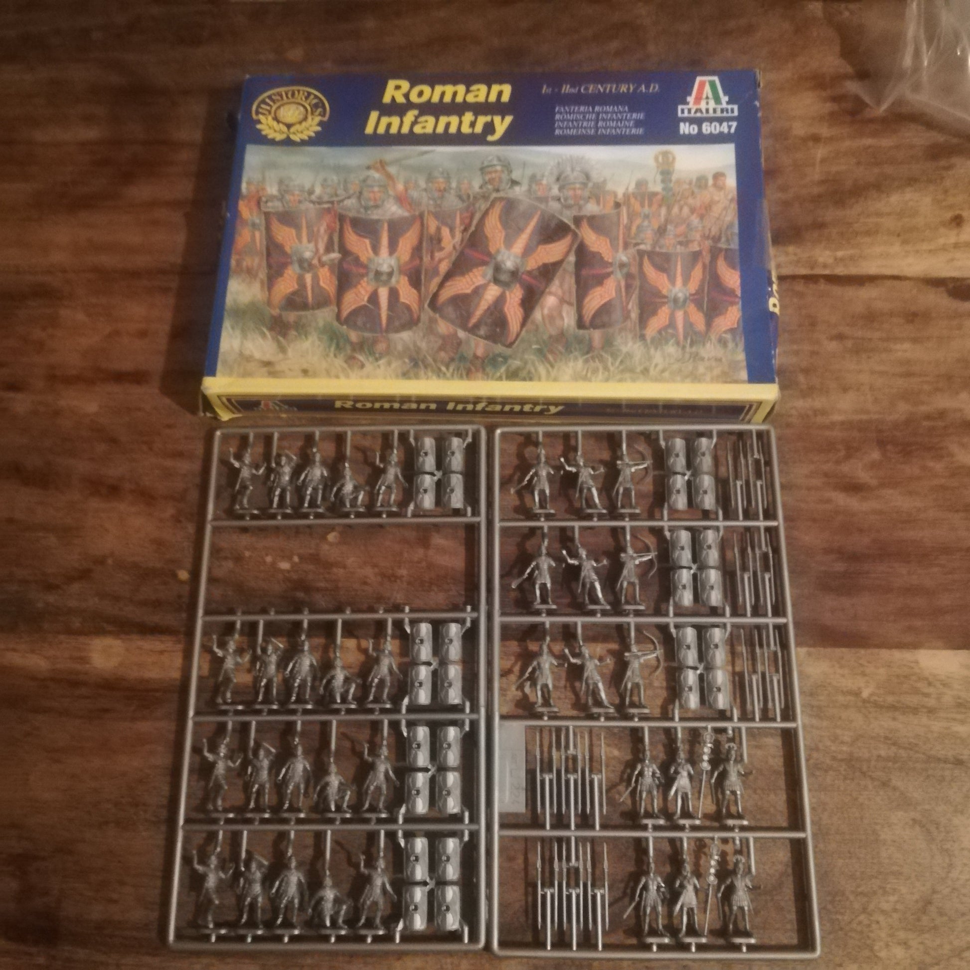 ITALERI ROMAN INFANTRY MODEL SOLDIERS CAESARS WARS IMPERIAL AGE - AllRoleplaying.com