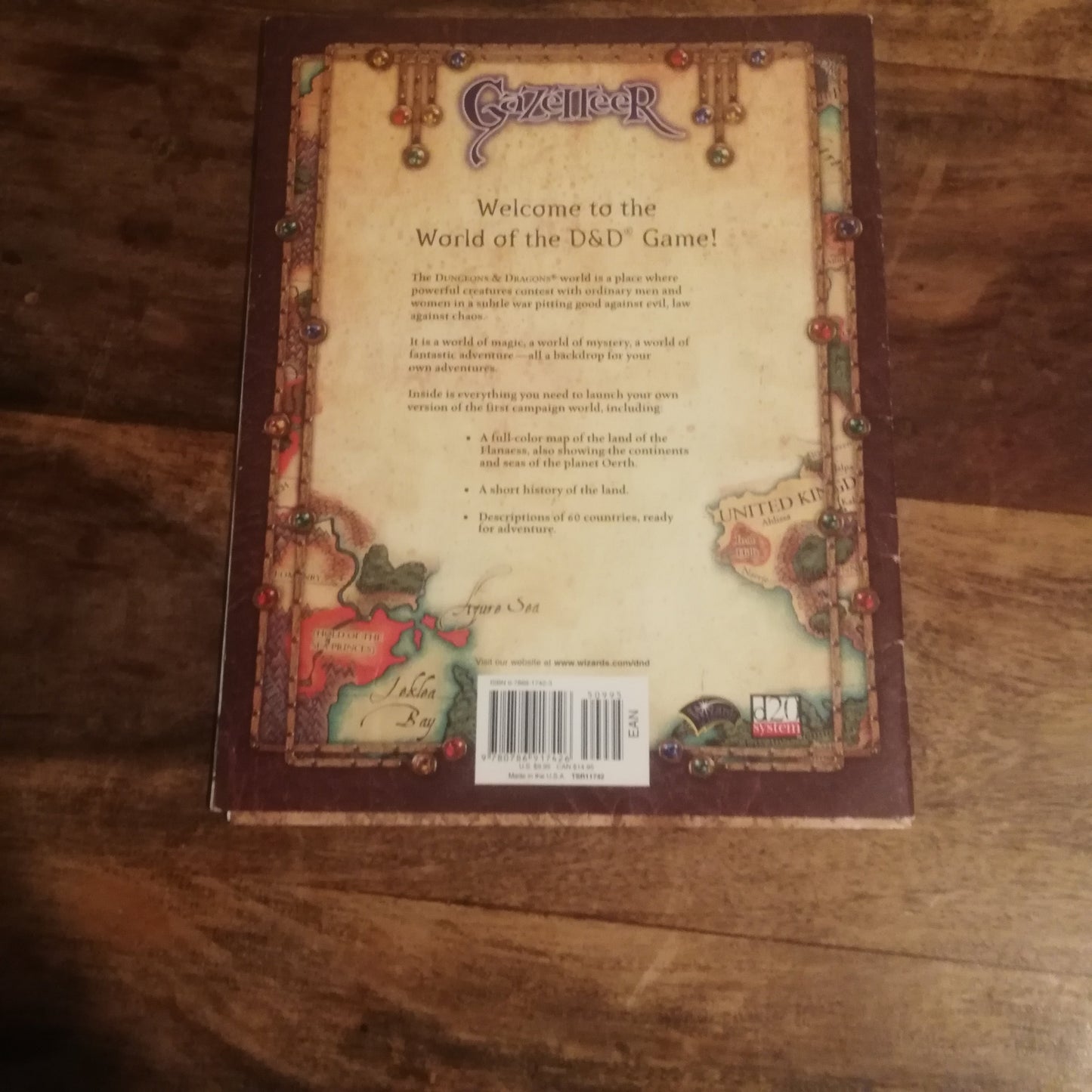 D&D Gazetteer - With Map - Dungeons & Dragons Wizards of the Coast - AllRoleplaying.com