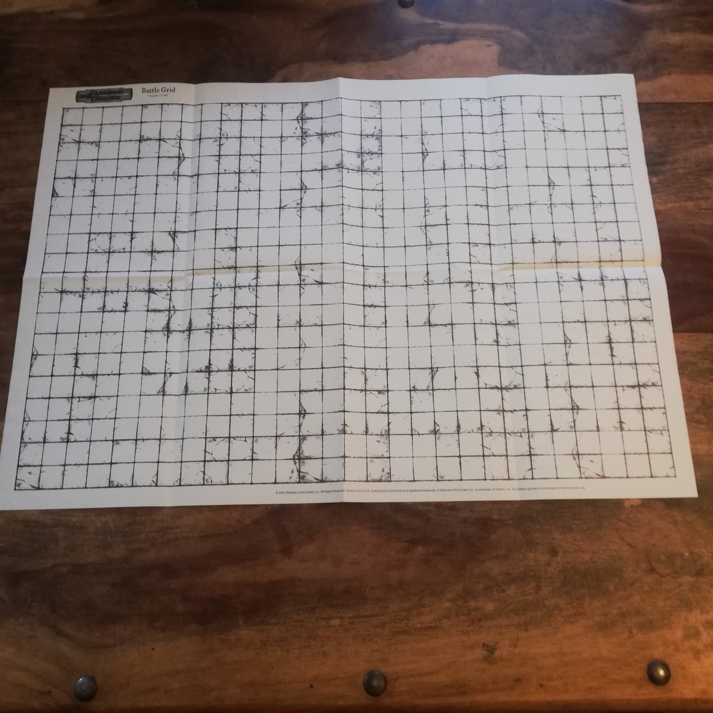 D&D Miniatures Map BASIC BATTLE MAP - AllRoleplaying.com