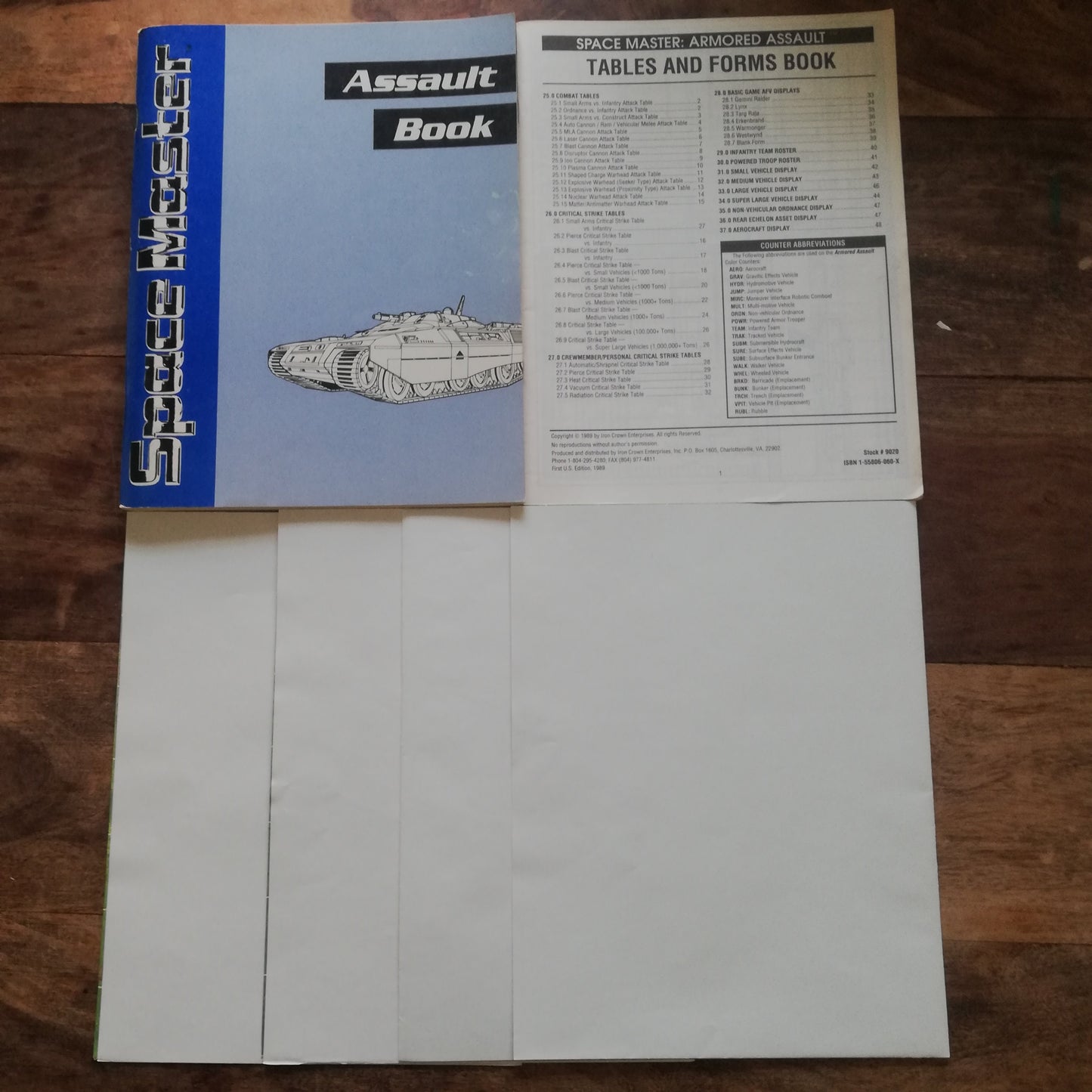 Space Master ARMORED ASSAULT 1990 I.C.E. #9020 RARE All Counters/Maps - AllRoleplaying.com
