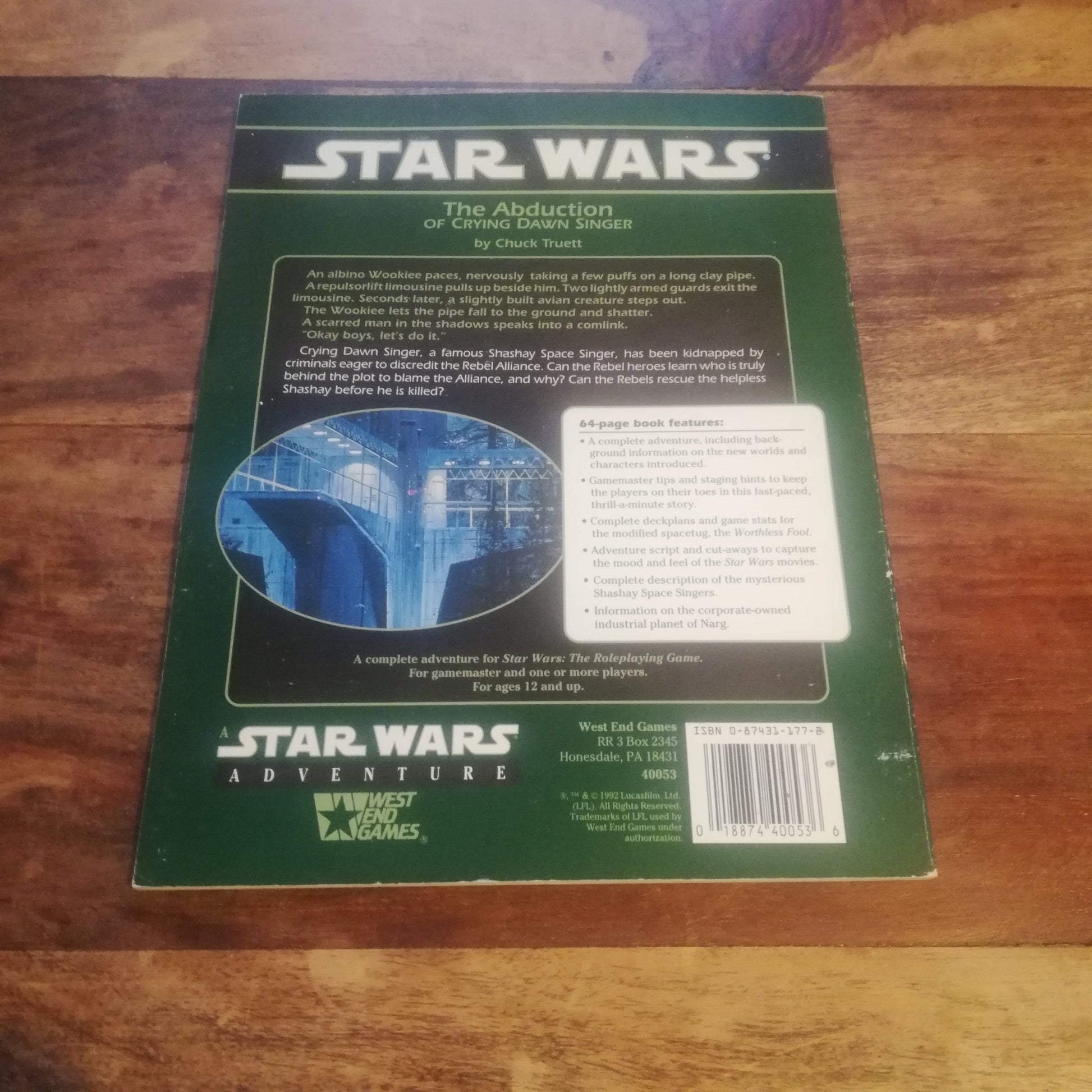 Star Wars The Abduction West End Games - AllRoleplaying.com