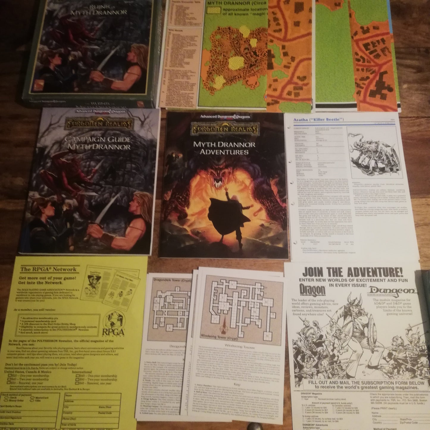 Forgotten Realms : The Ruins of Myth Drannor Box Set AD&D TSR - AllRoleplaying.com