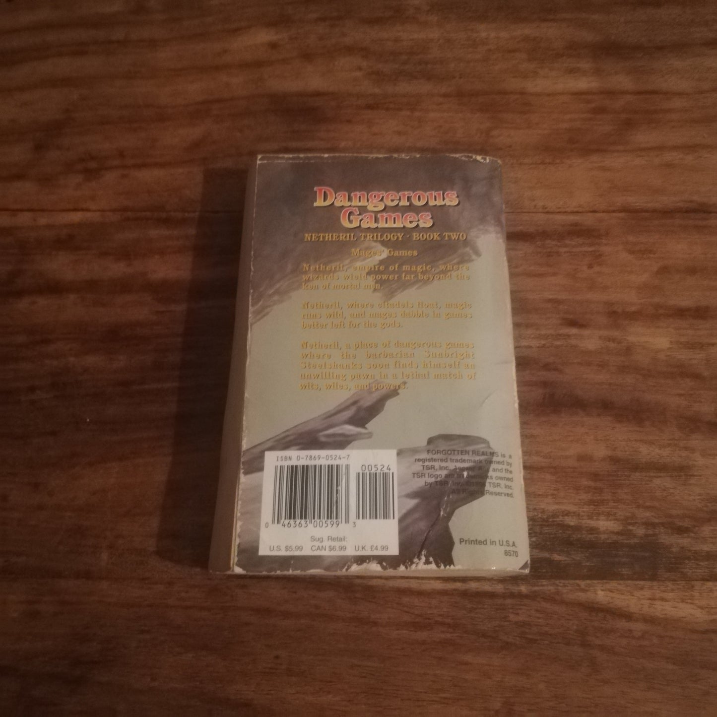 Forgotten Realms Dangerous Games Arcane Age, Netheril Trilogy - AllRoleplaying.com