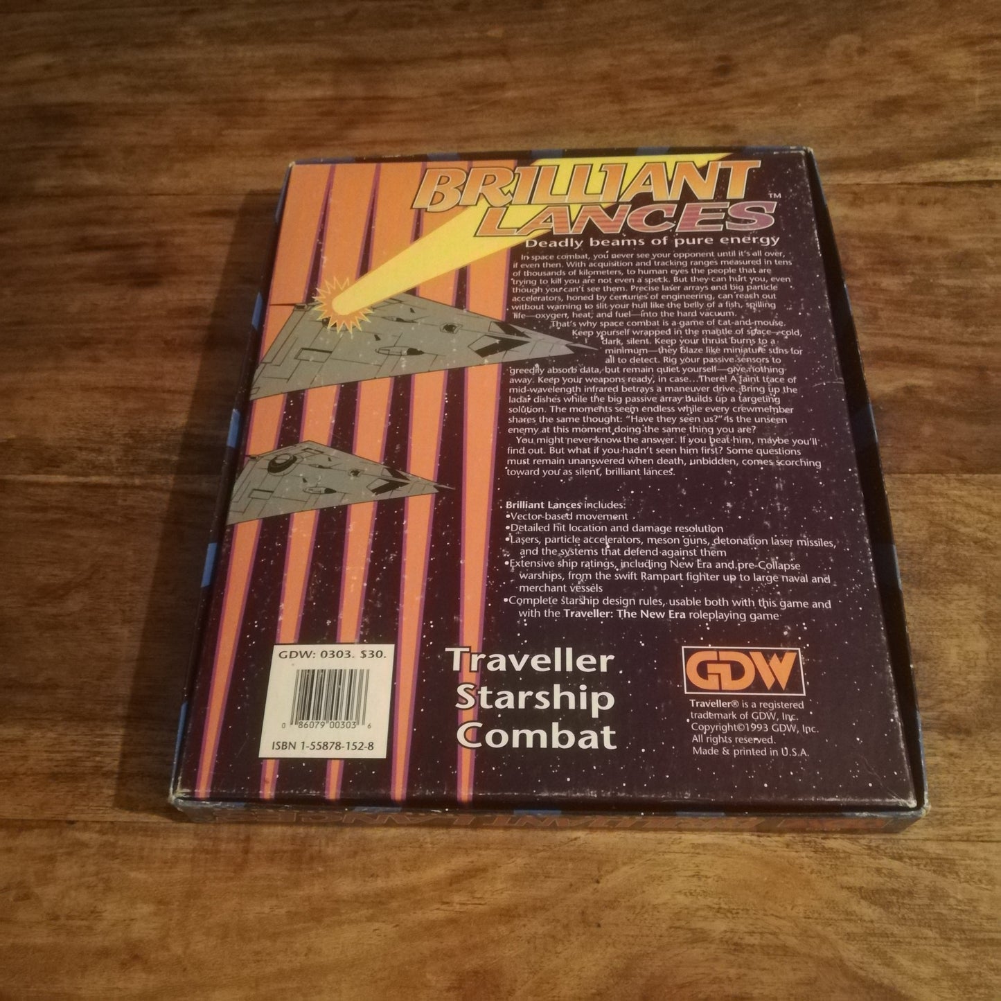 Traveller Starship Combat Game - Traveller Box Set - The Next Era - Brilliant Lances GDW - AllRoleplaying.com