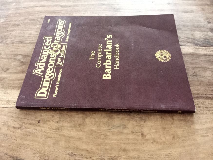 The Complete Barbarian's Handbook TSR 2148 AD&D 2nd Edition 1995
