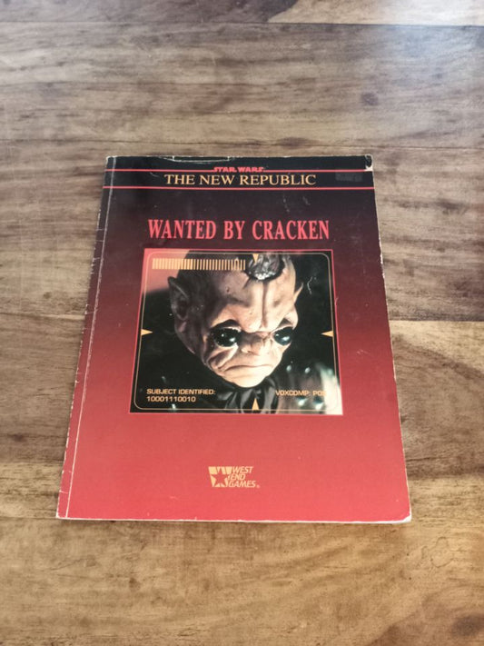 Star Wars Wanted By Cracken West End Games
