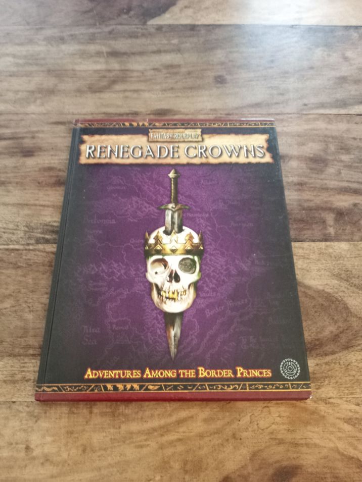 Warhammer Fantasy Roleplay Renegade Crowns Adventures Among the Border Princes WFRP 2nd Ed