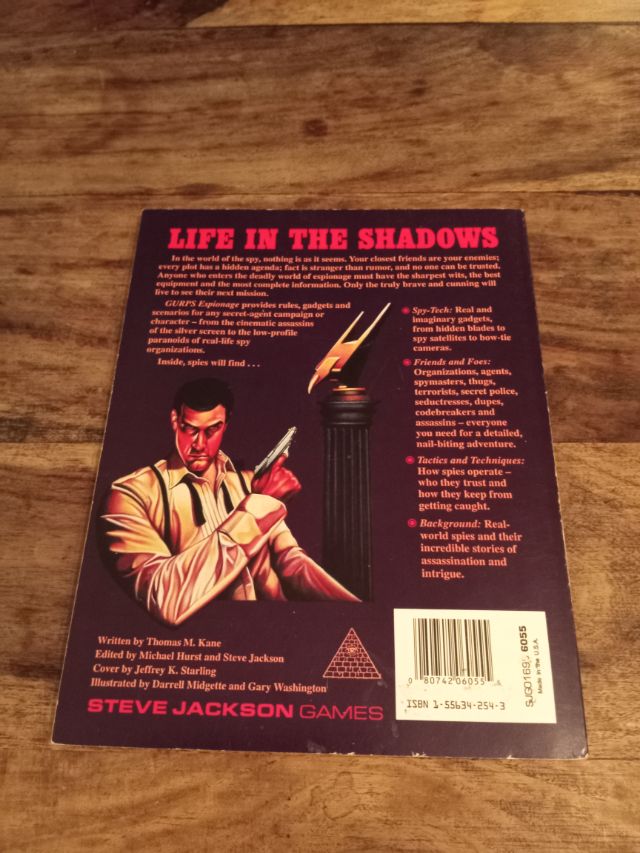 GURPS Espionage Steve Jackson Games