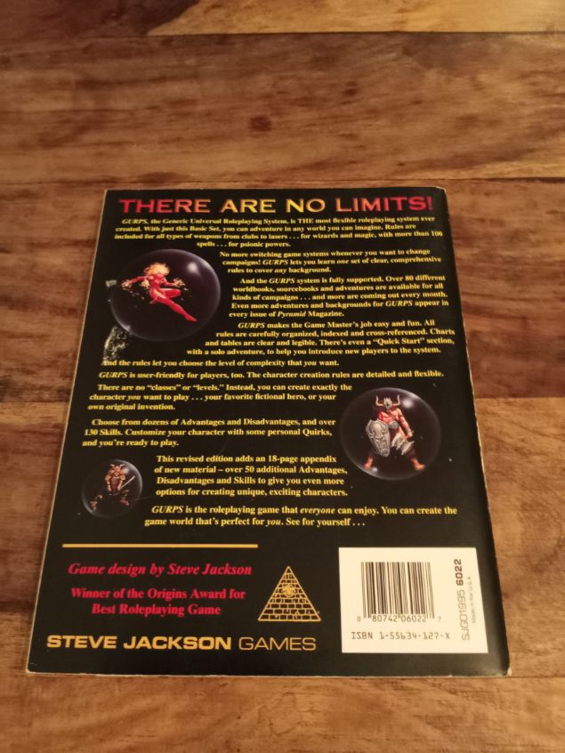 GURPS Basic Set Third edition revised Steve Jackson Games