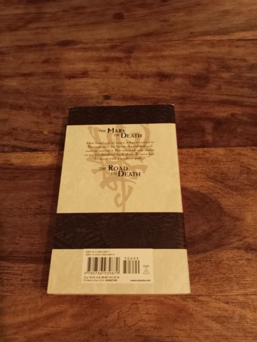 Eberron The Road to Death The Lost Mark Book #2 Matt Forbeck Paperback Wizards of the Coast