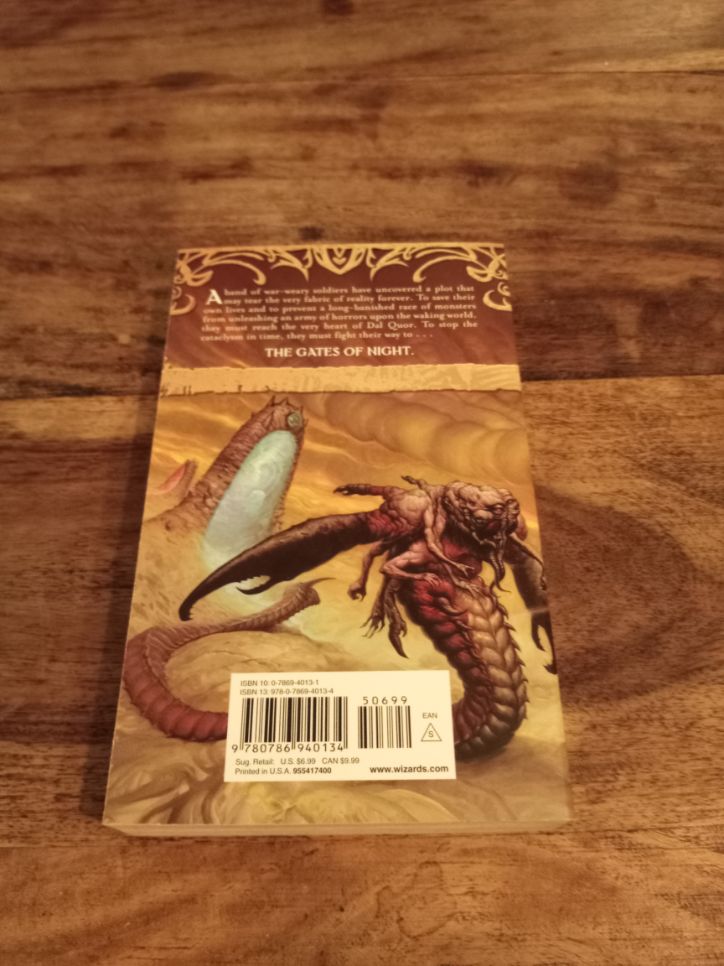 Eberron The Gates of Night The Dreaming Dark Book #3 Keith Baker 2006 Wizards of the Coast