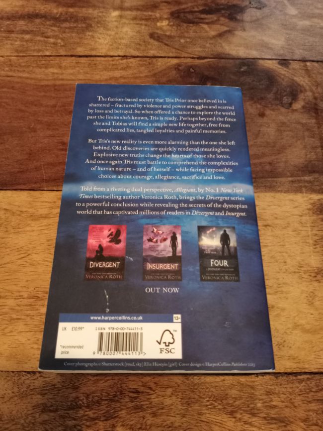 Allegiant Divergent Trilogy#3 Veronica Roth 2013