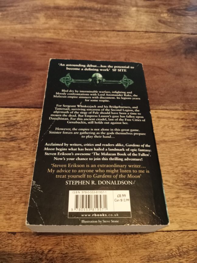 Gardens of the Moon The Malazan Book #1 Steven Erikson