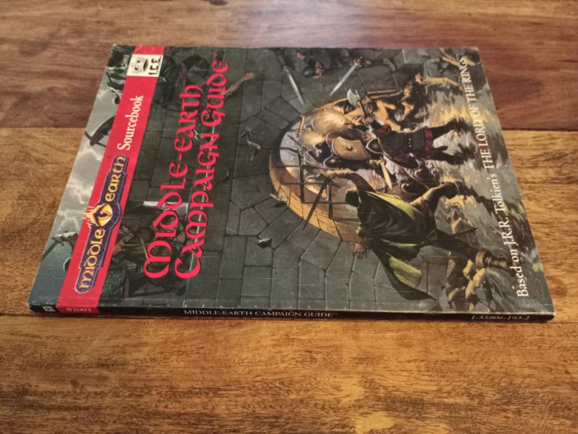 Middle-Earth Campaign Guide Middle Earth Role Playing 1st Ed I.C.E. #2003 With Map MERP 1990