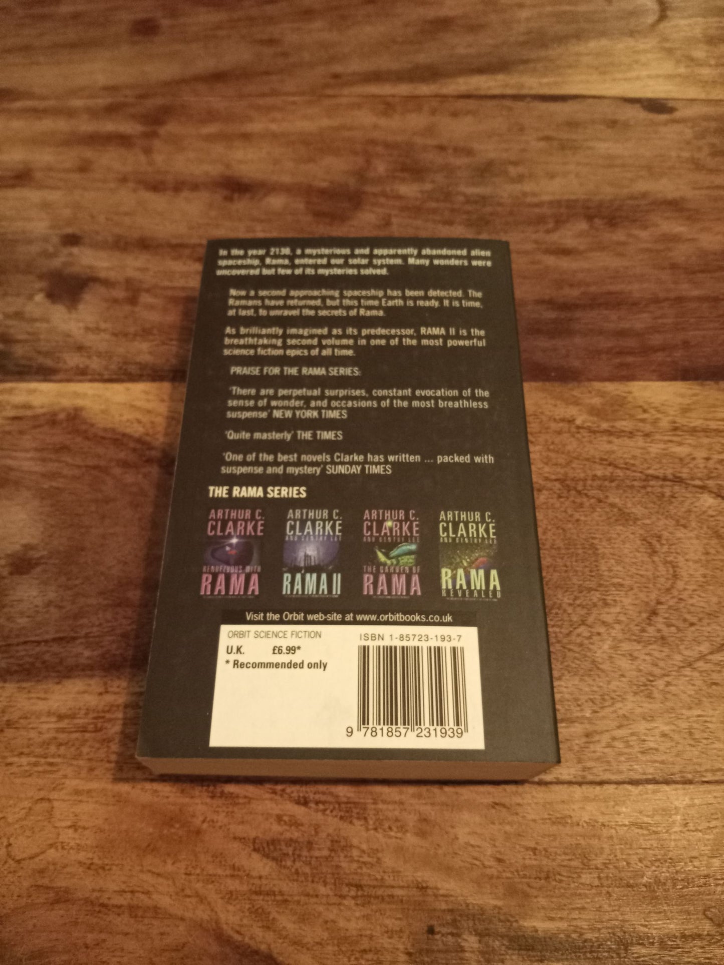 Rama II by Arthur C. Clarke 1991