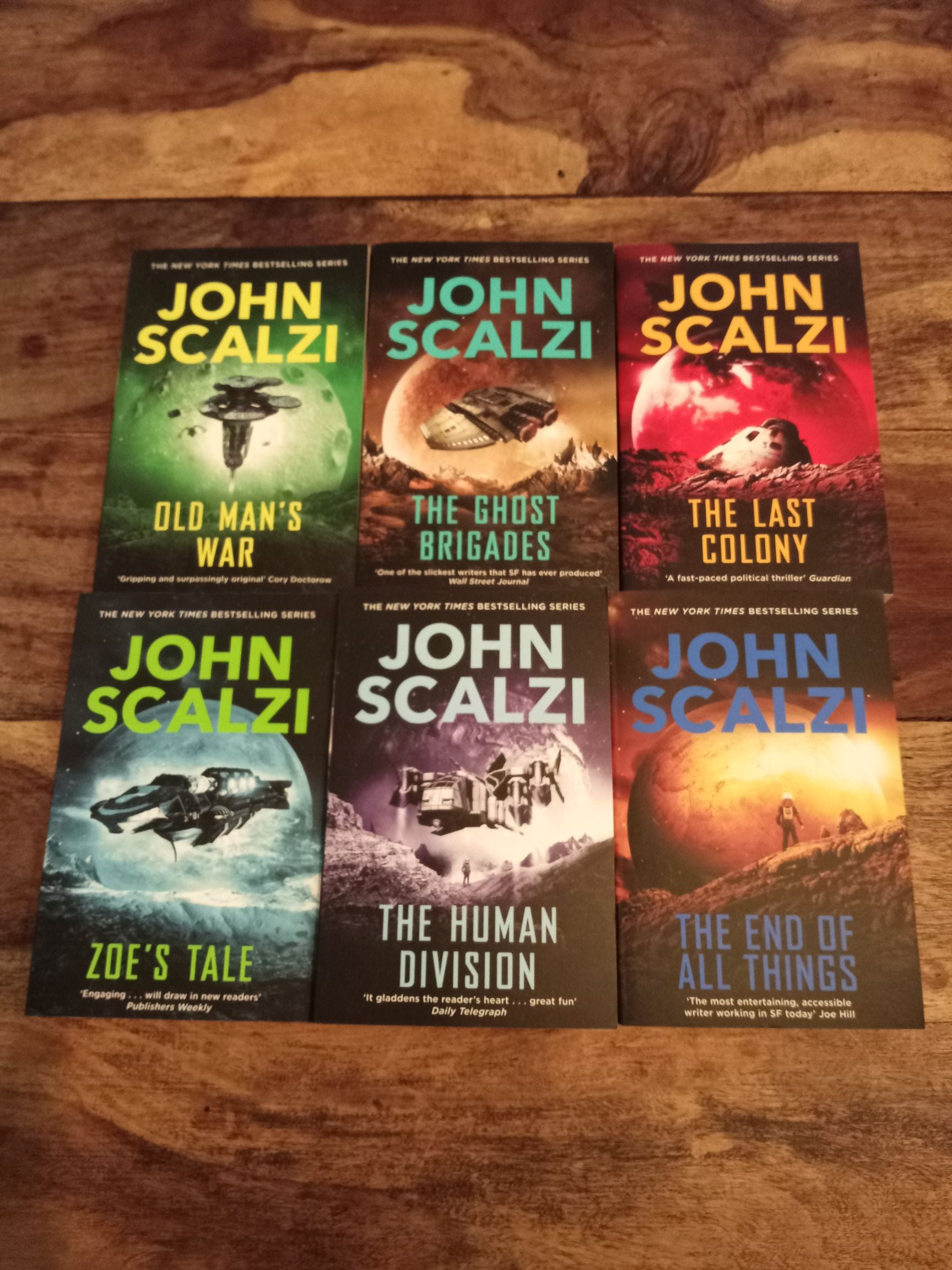 Slipcase Design - Scalzi, John - Old Man's War Series (Six Books)
