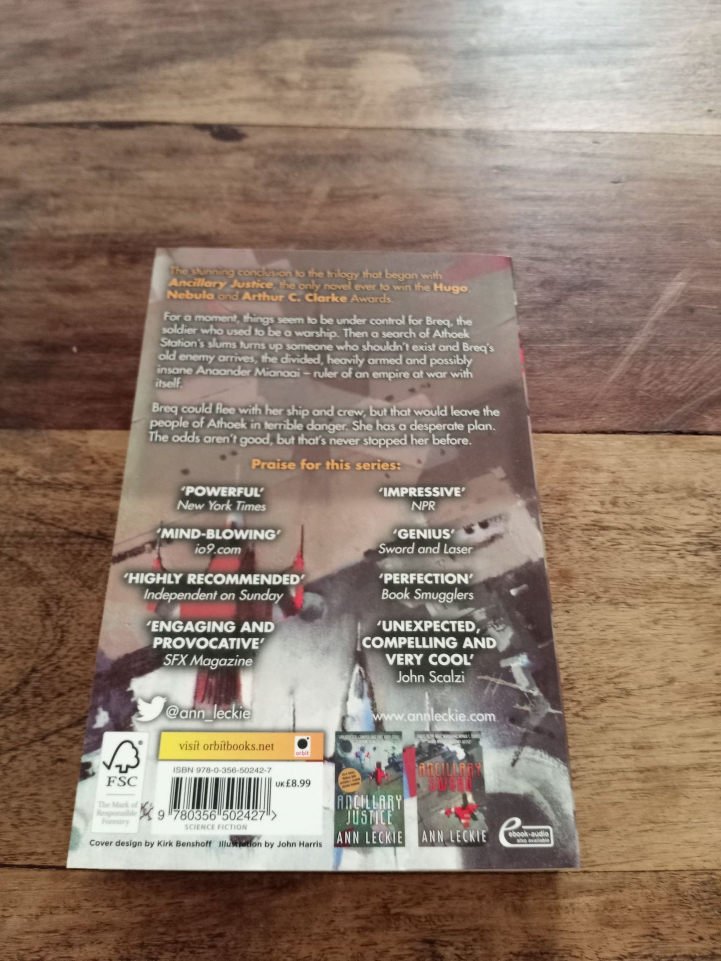 Imperial Radch Trilogy 1-2-3 Ancillary Justice-Ancillary Sword-Ancillary Mercy Ann Leckie 2017