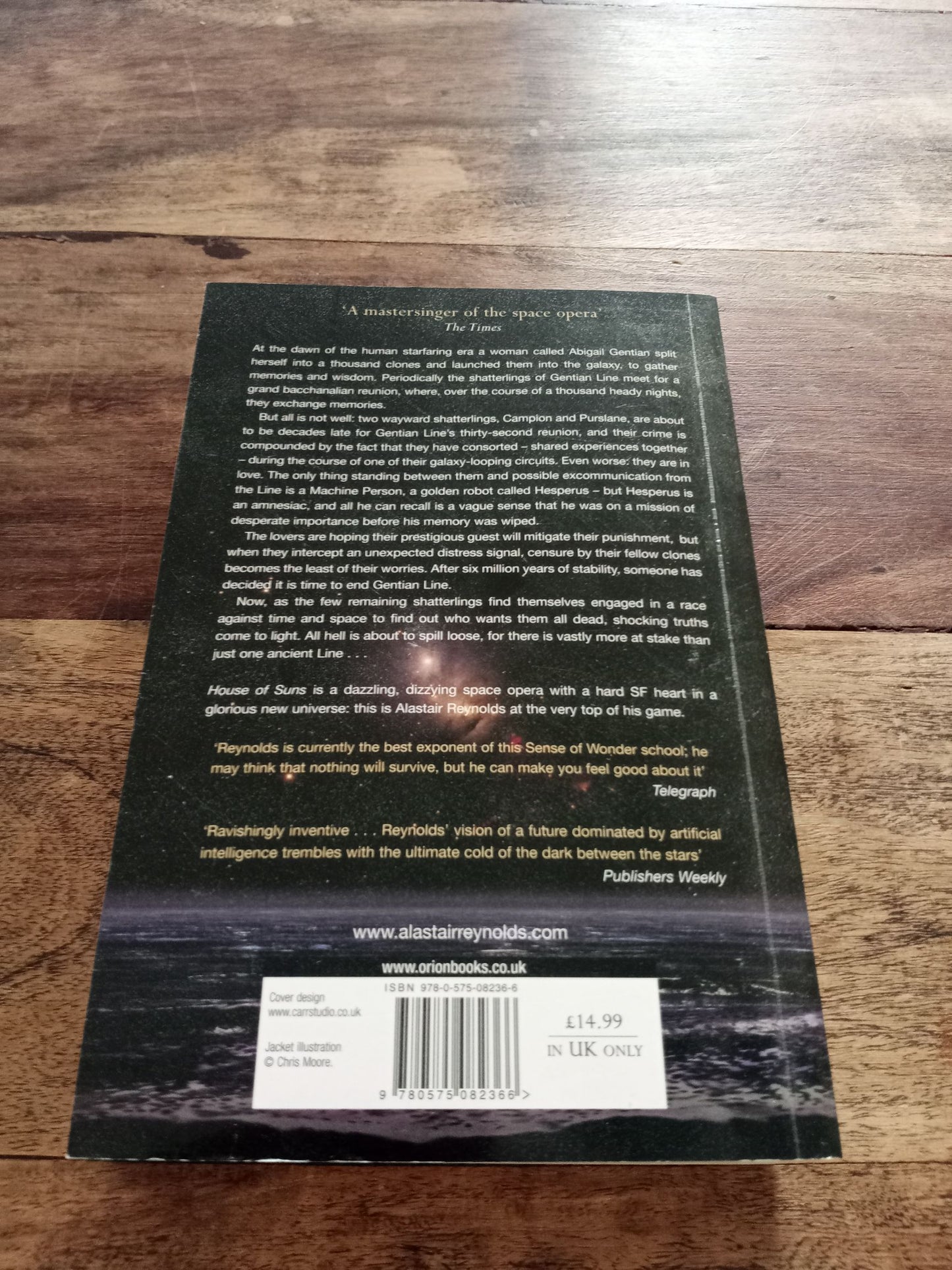 House of Suns Alastair Reynolds 2009