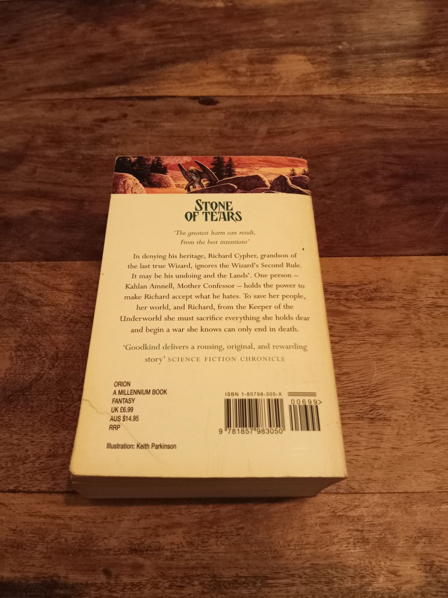 Stone of Tears Sword of Truth #2 Terry Goodkind 1996
