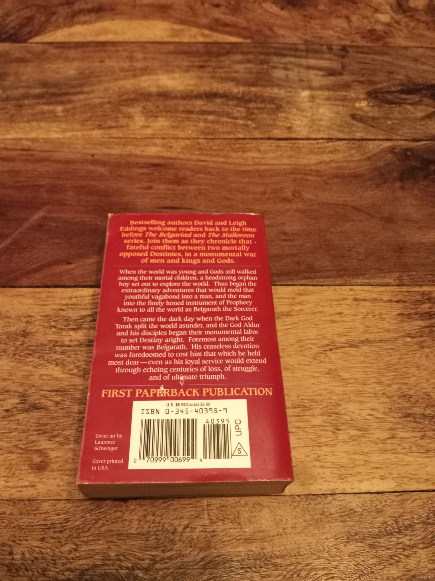 Belgarath The Sorcerer David Eddings And Leigh Eddings 1996
