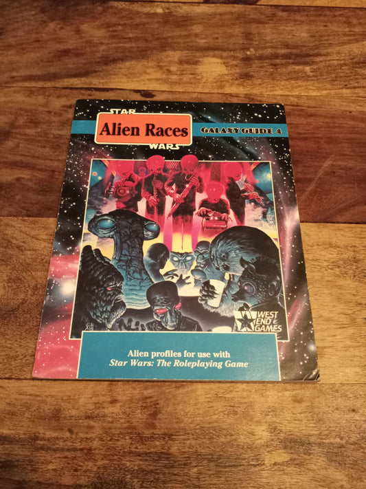 Star Wars Alien Races Galaxy Guide 4 West End Games First Edition 1989