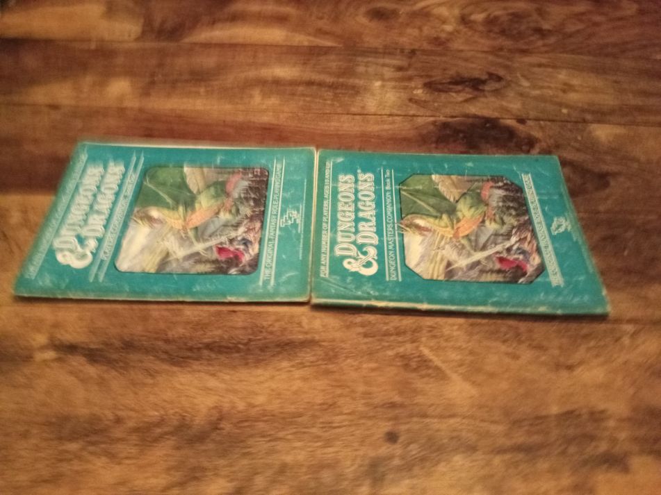 DUNGEONS & DRAGONS PLAYERS COMPANION MASTERS COMPANION TSR SET 3 1984