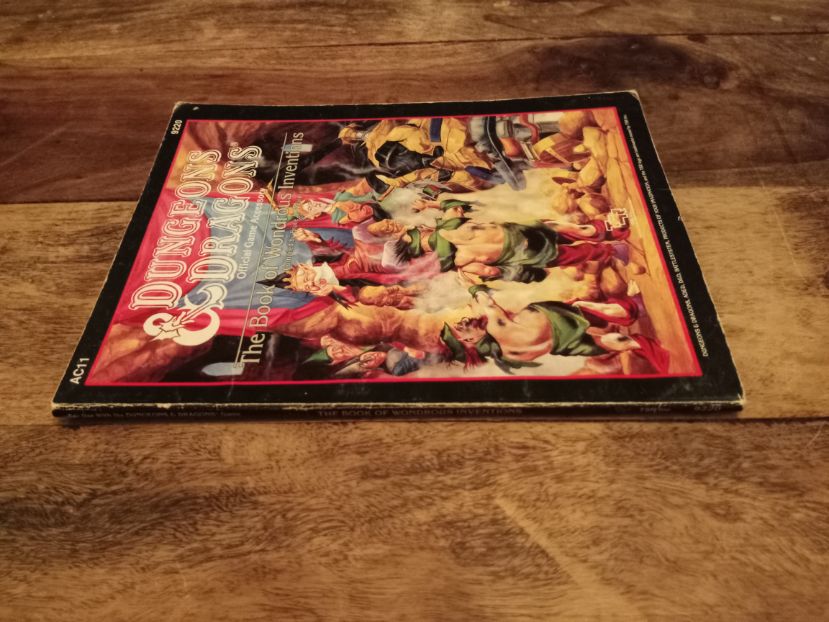 Dungeons & Dragons The Book Of Wondrous Inventions TSR 9220 AC11 D&D 1987