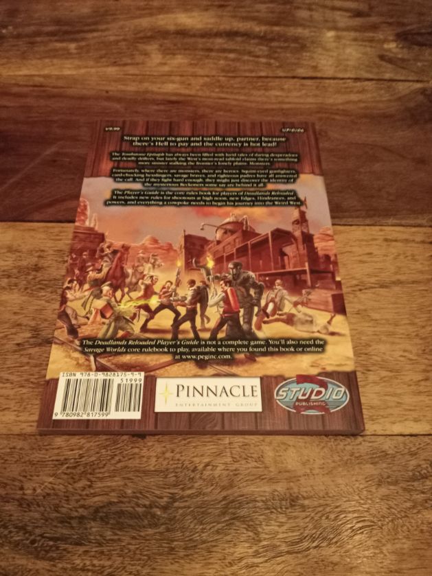Deadlands Reloaded Player's Guide Explorers Edition Savage Worlds S2P 10206 2011