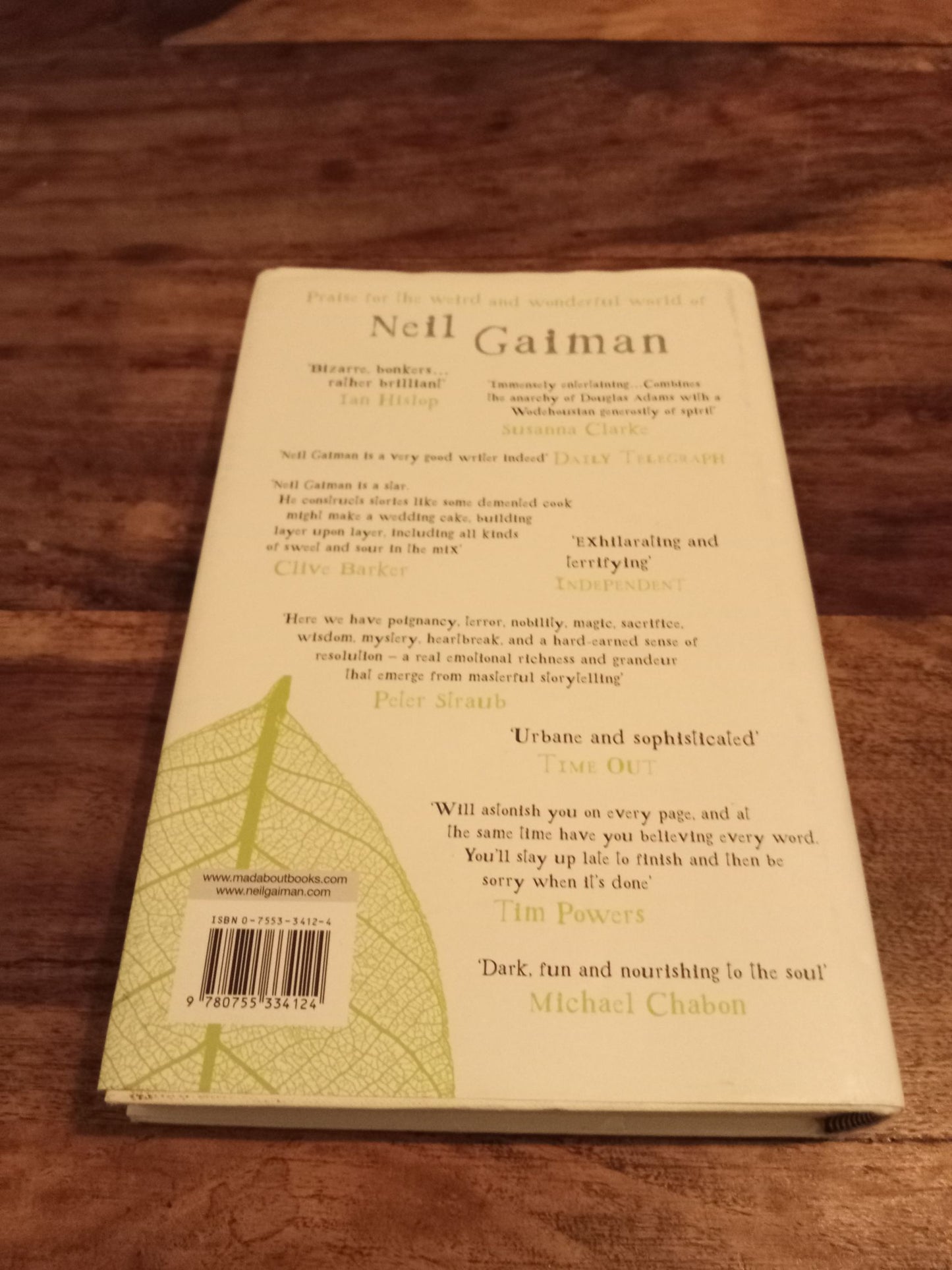 Fragile Things Neil Gaiman Hardcover 2006