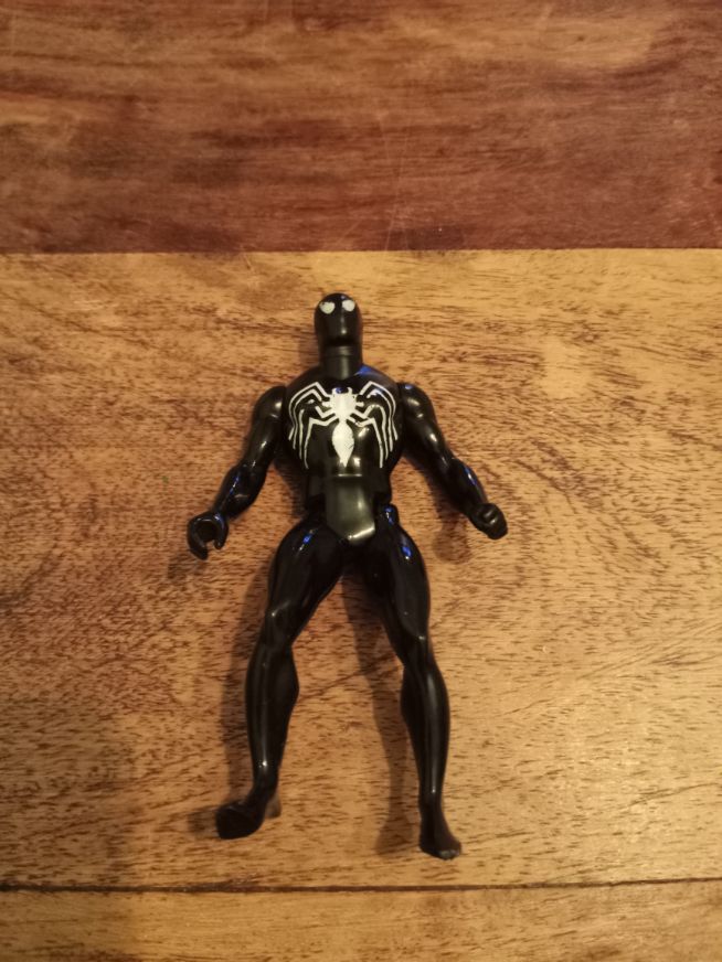Black Suit Spider Man Secret Wars Marvel Comics Action Figure 4" Mattel 1984