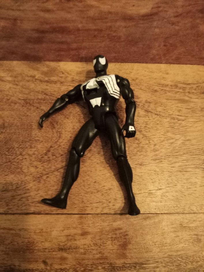 Spider-Man TAS Black Costume Spider-Man Action Figure ToyBiz Marvel 1995