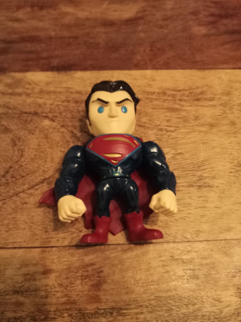 Superman Heavy Metal Die Cast Metals Figure DC 4" Batman v Superman