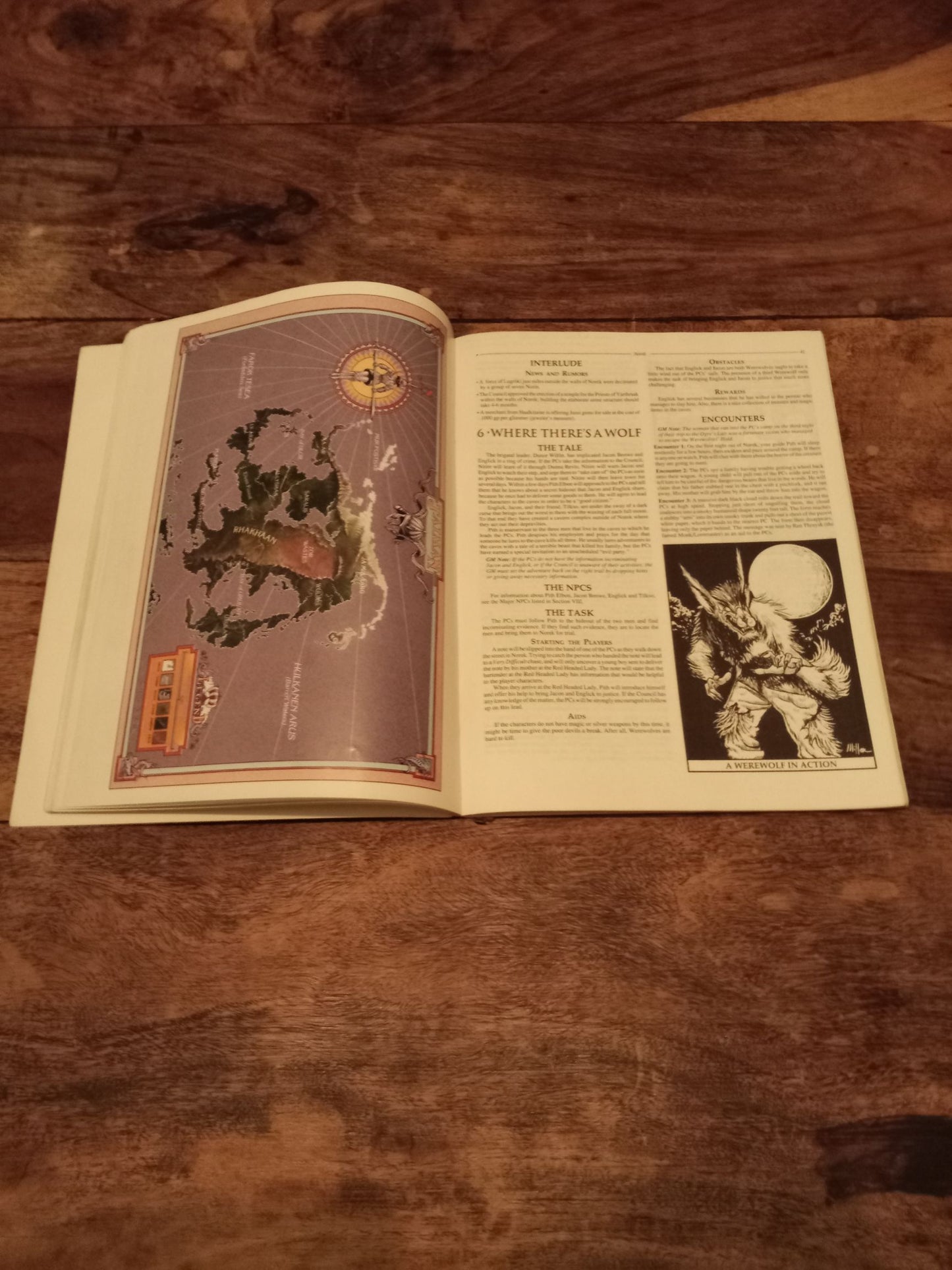 NOREK Shadow World Rolemaster I.C.E. WITH MAP 1990 - AllRoleplaying.com