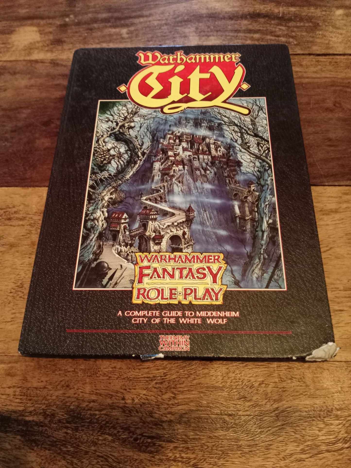 Warhammer Fantasy Roleplay City A Complete Guide to Middenheim With Map Hardback 1987