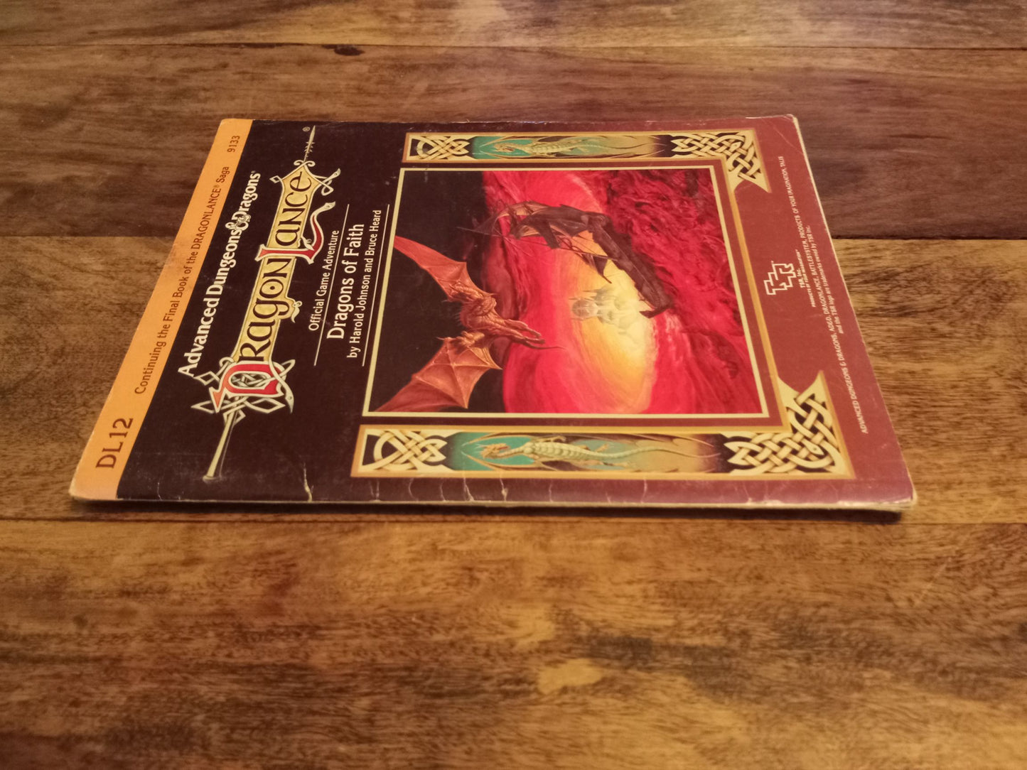 AD&D Dragonlance Dragons of Faith DL12 TSR #9133 1986