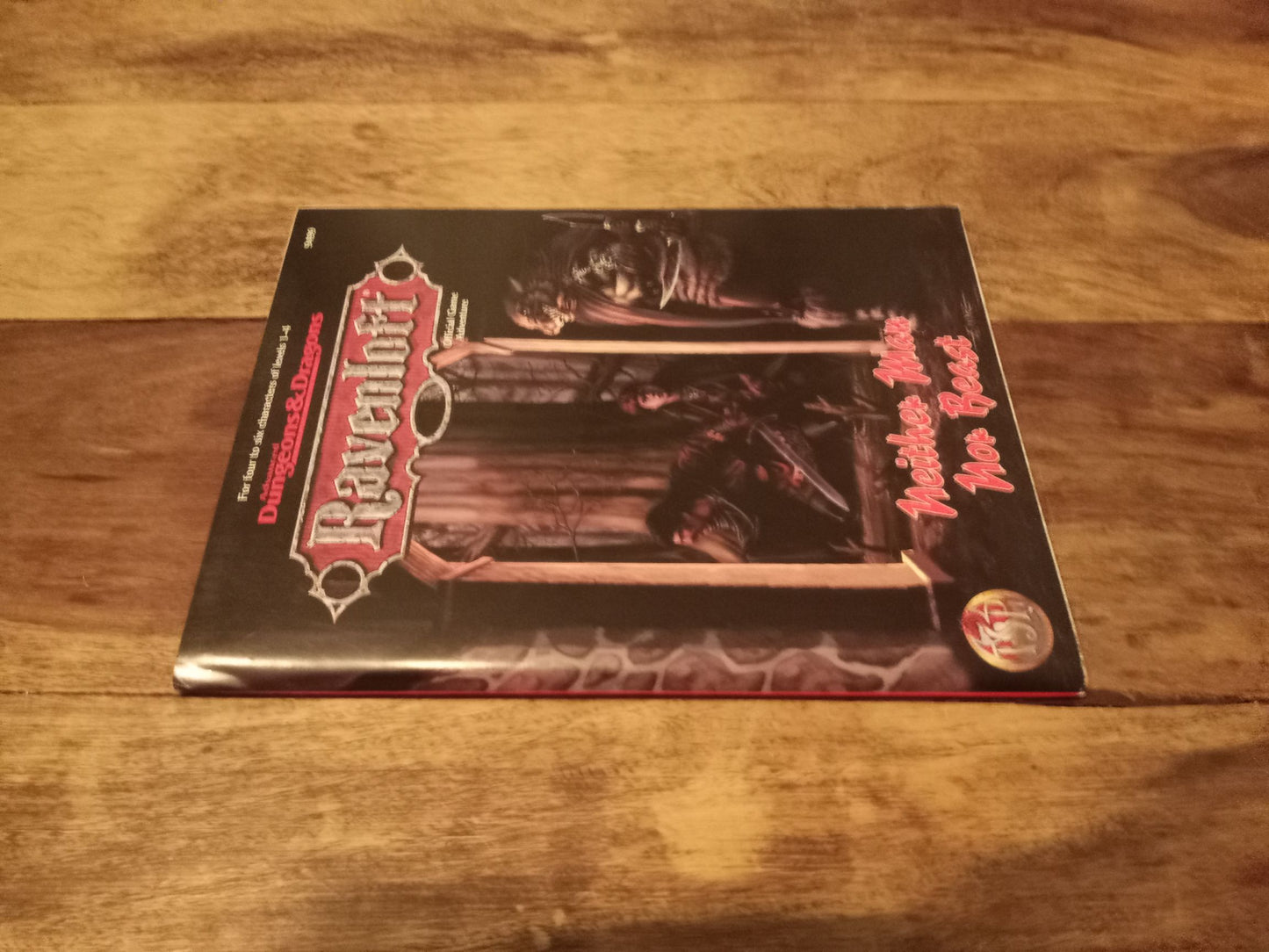 Ravenloft Neither man nor Beast With Map AD&D 1995 TSR 9499
