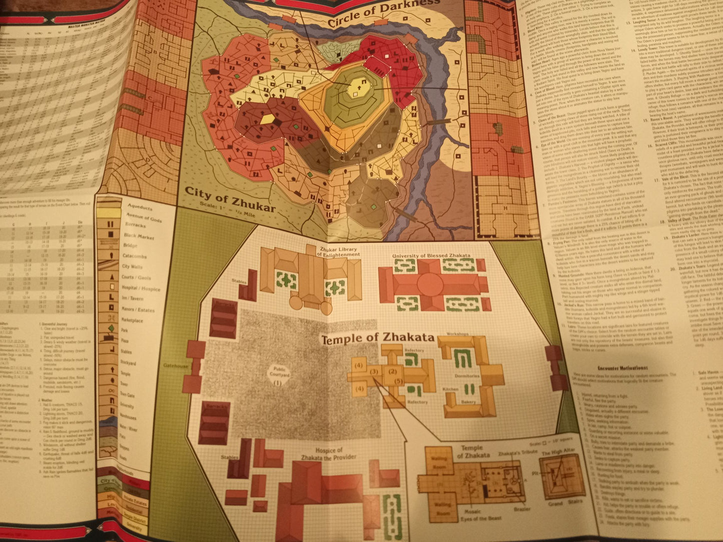Ravenloft Circle of Darkness With Map AD&D 2nd Edition 1995 TSR 9493