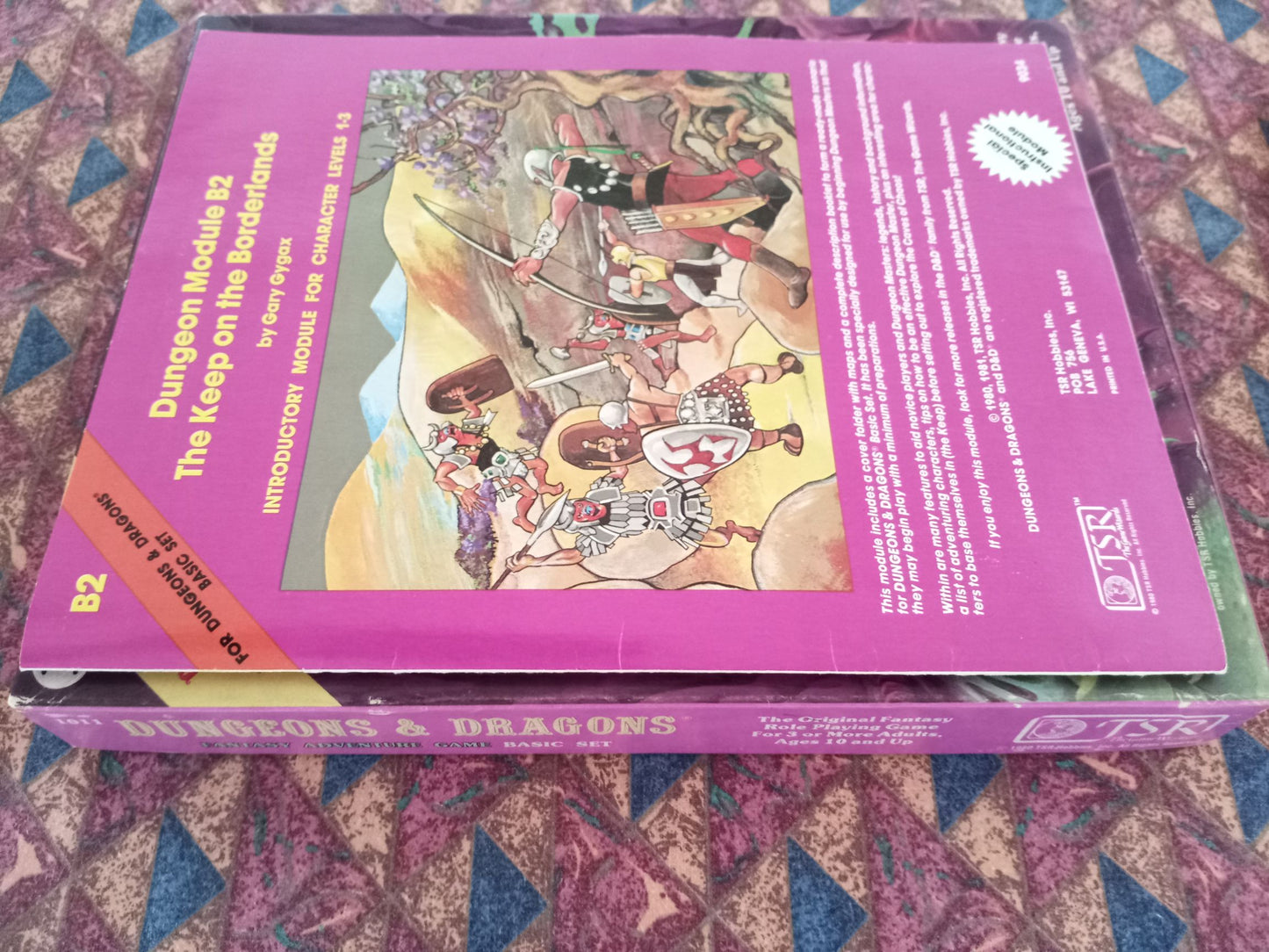 Dungeons & Dragons Basic Rules Box Set 1 Vintage TSR 1011 1980 NEAR MINT