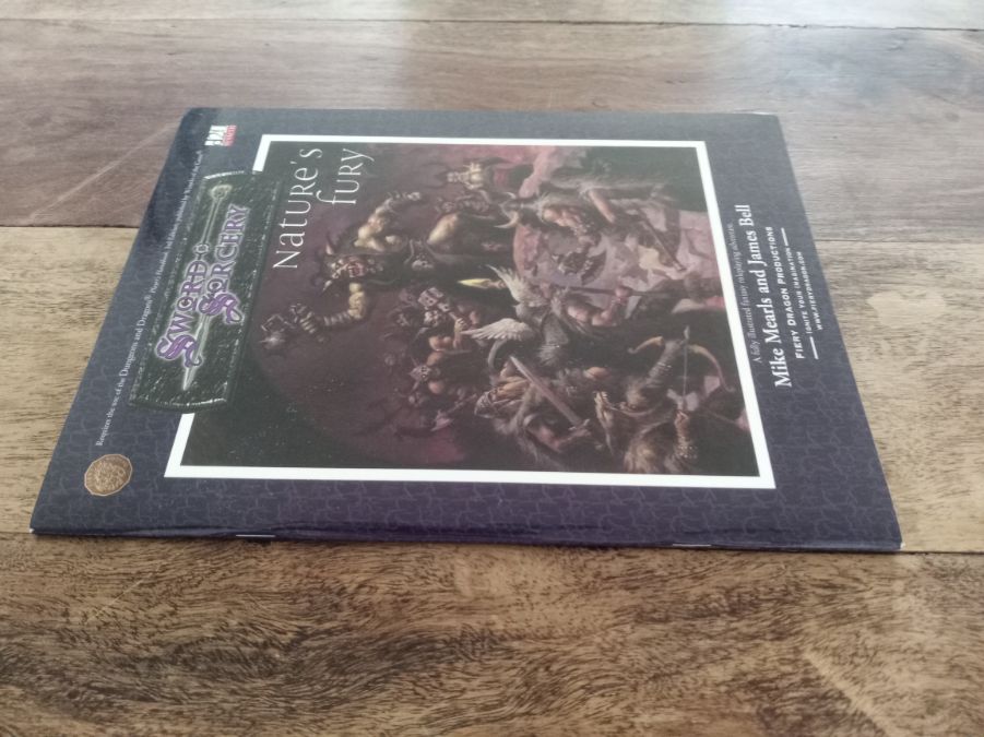 Sword & Sorcery Nature's Fury d20 WW16000 Fiery Dragon 2001