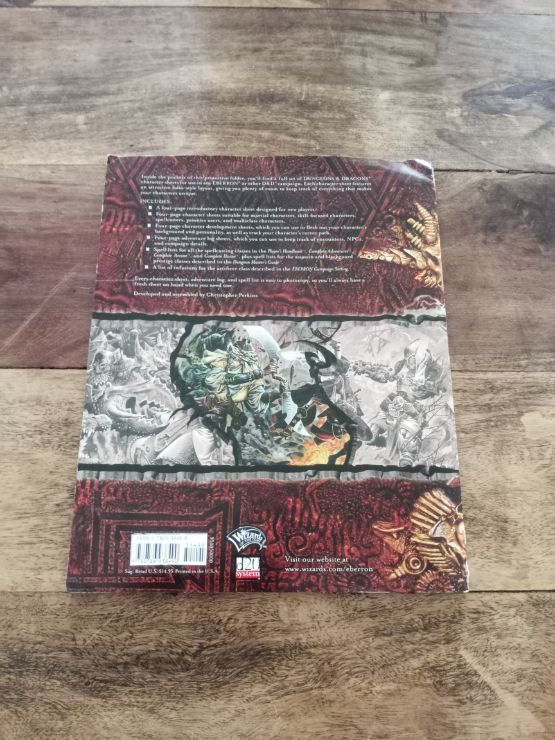 Eberron Deluxe Character Sheets Dungeons And Dragons 2008