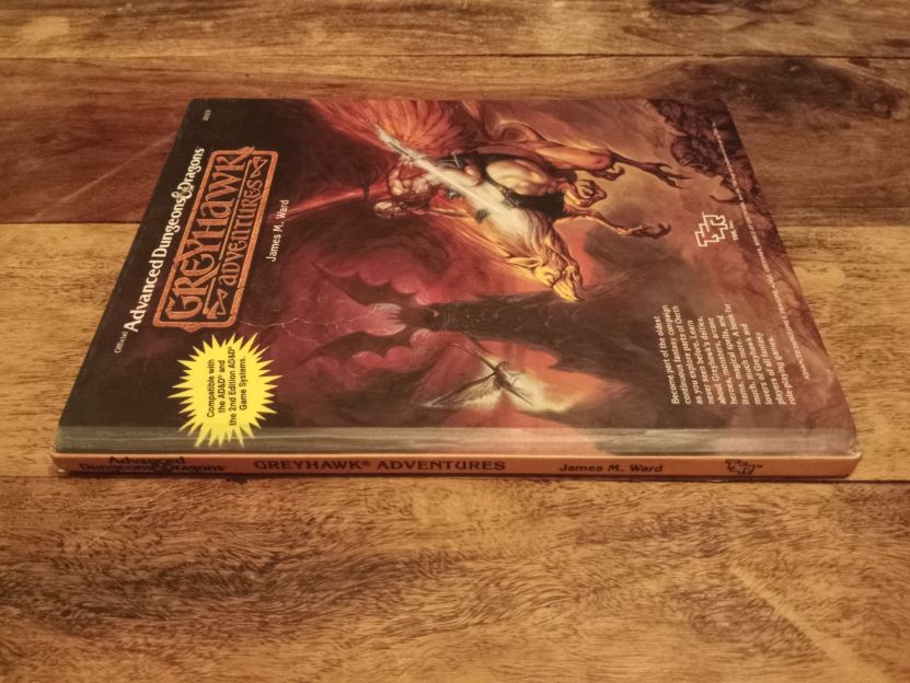 AD&D Greyhawk Adventures Hardcover 2023 TSR 1988