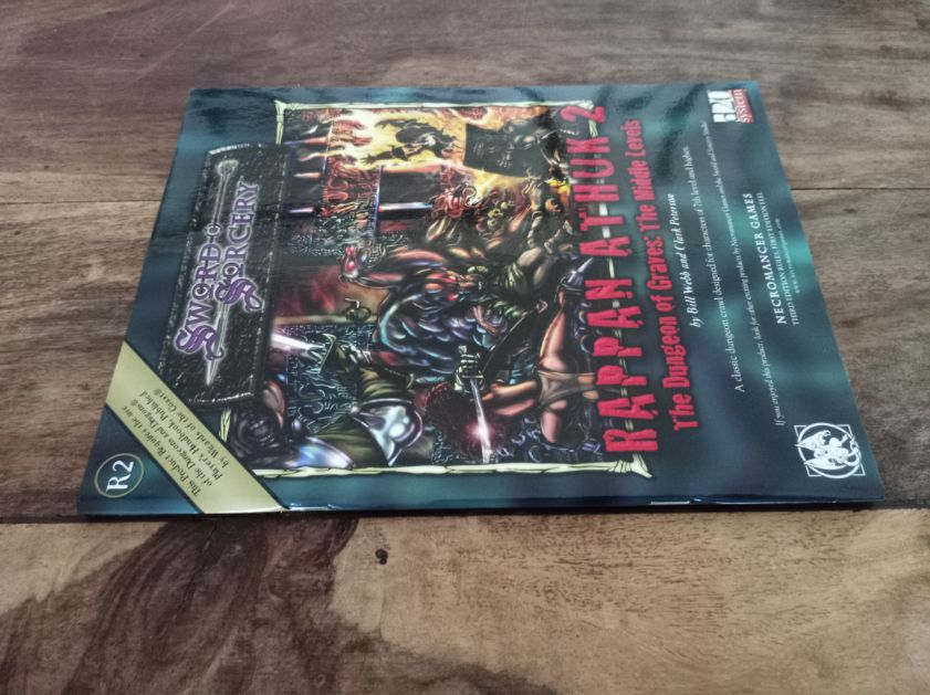 Sword & Sorcery Rappan Athuk 2 The Dungeon of Graves The Middle Levels d20 Necromancer Games 2001