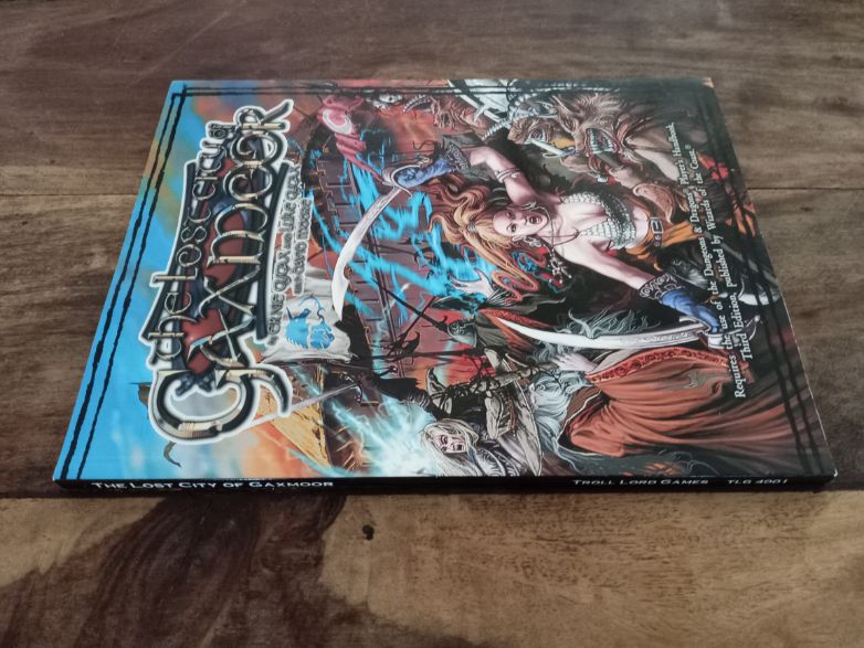 The Lost City of Gaxmoor Troll Lord Games d20 Ernie & Luke Gygax 2002